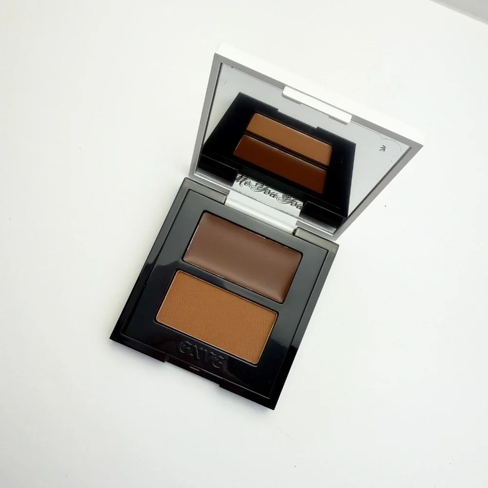 GXVE Pick It Up Cream Contour & Talc-Free Powder Bronzer Duo Super Hot Tan